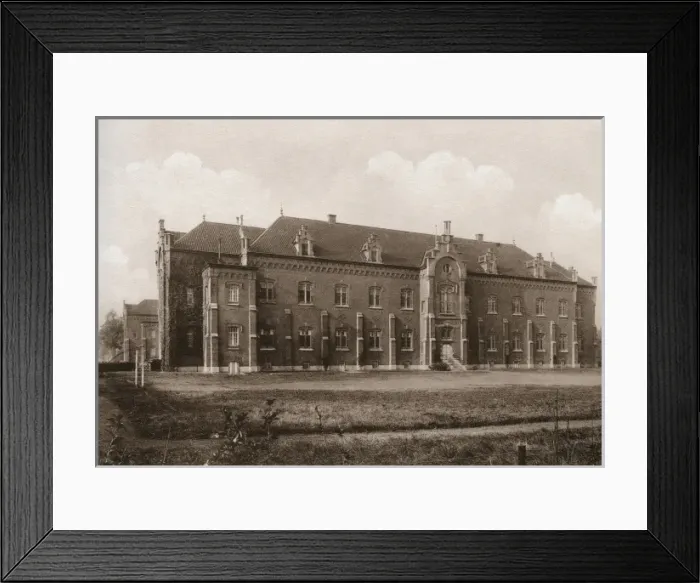 Framed Print : Accommodation block at House of Refuge, Wortel, Belgium Framed Print : Accommodation block at House of Refuge, Wortel, Belgium