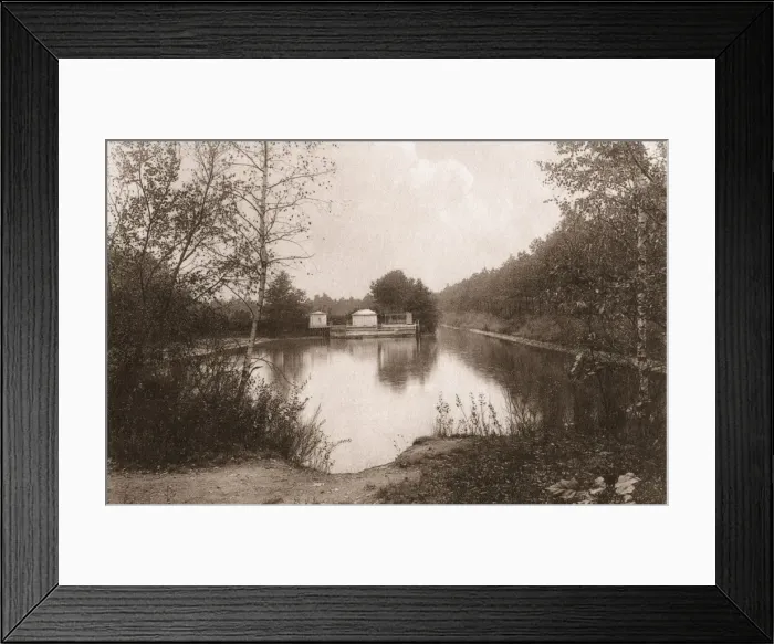 Framed Print : Swimming Lake at Merxplas Labour Colony, Belgium Framed Print : Swimming Lake at Merxplas Labour Colony, Belgium