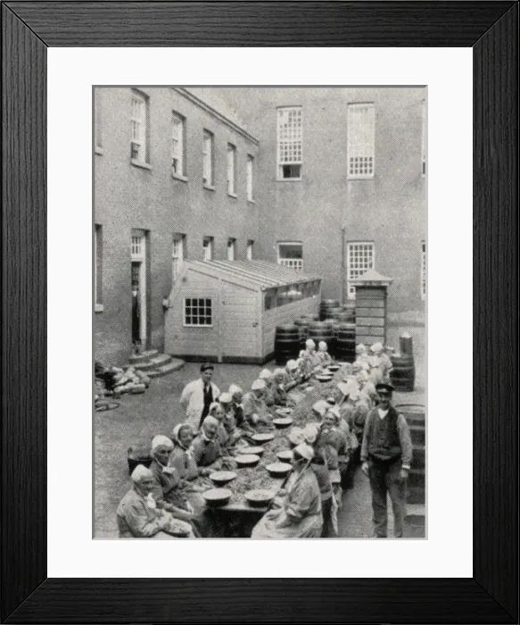 Framed Print : Inmates employed at canning in the Amsterdam Workhouse Framed Print : Inmates employed at canning in the Amsterdam Workhouse