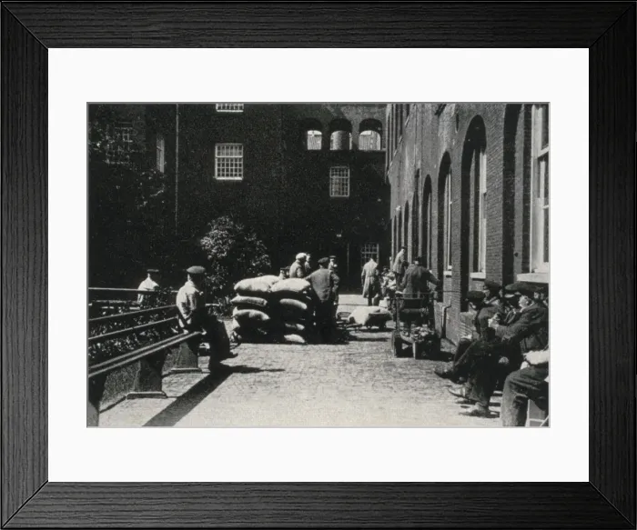Framed Print : Activity at the Amsterdam workhouse Framed Print : Activity at the Amsterdam workhouse