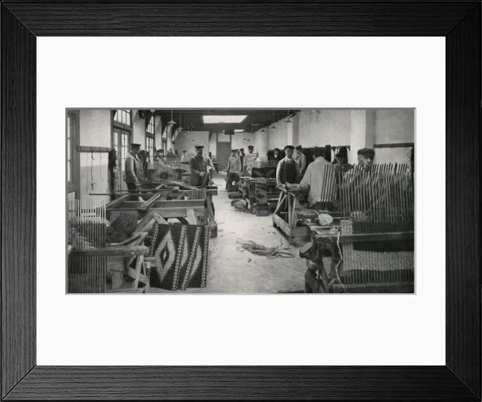 Framed Print : Mat-making at the Amsterdam Workhouse Framed Print : Mat-making at the Amsterdam Workhouse