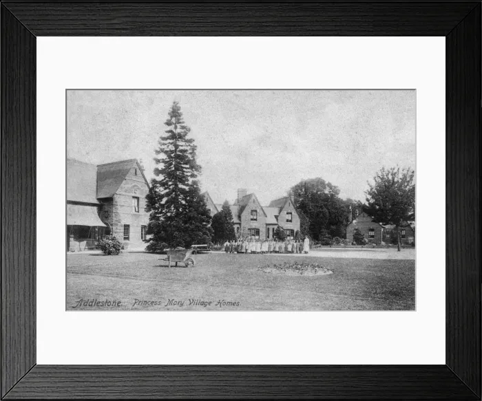 Framed Print : Princess Mary Village Homes, Addlestone, Surrey Framed Print : Princess Mary Village Homes, Addlestone, Surrey