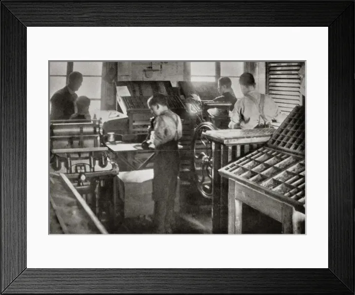 Framed Print : Regents Park Industrial School - Print Shop Framed Print : Regents Park Industrial School - Print Shop