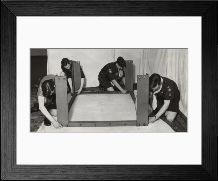 Framed Print : Scouts during Wartime Framed Print : Scouts during Wartime