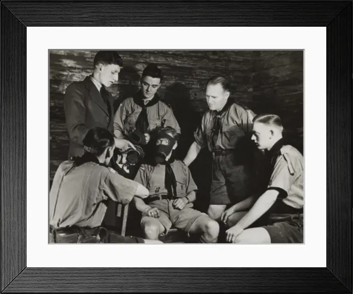 Framed Print : Scouts during Wartime Framed Print : Scouts during Wartime