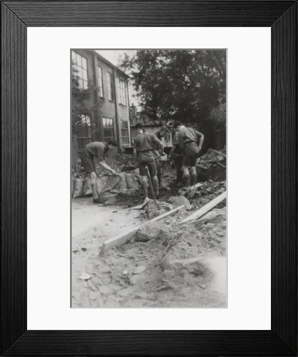 Framed Print : Scouts during Wartime Framed Print : Scouts during Wartime