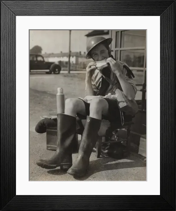 Framed Print : Scout on lunch break Framed Print : Scout on lunch break