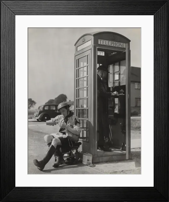 Framed Print : Scouts during Wartime Framed Print : Scouts during Wartime
