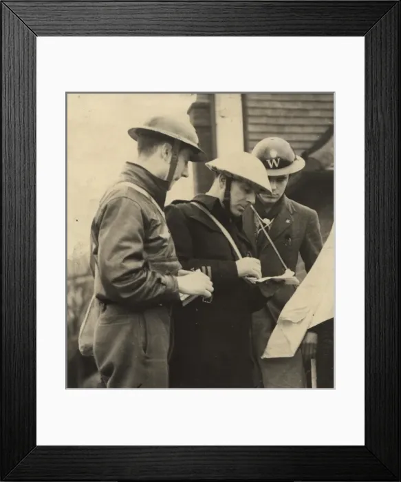 Framed Print : Scouts during Wartime Framed Print : Scouts during Wartime