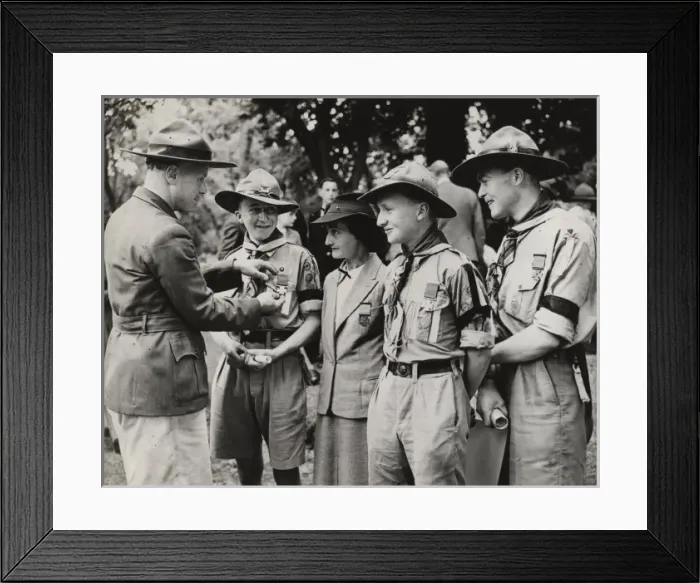 Framed Print : Scouts during Wartime Framed Print : Scouts during Wartime