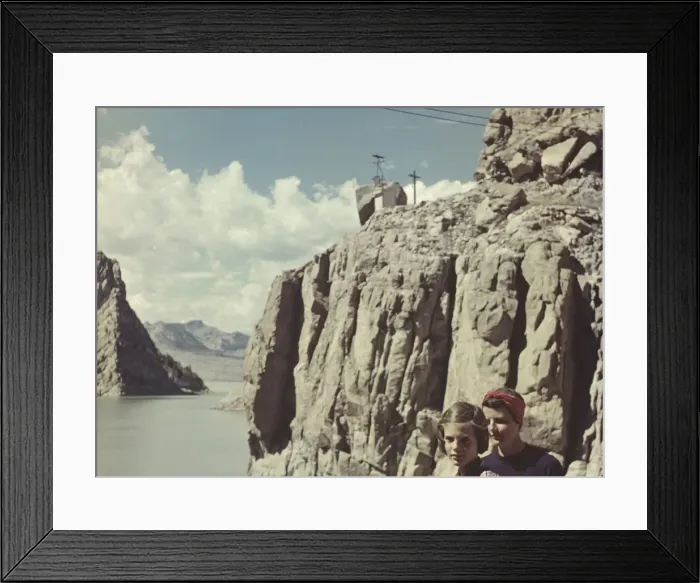 Framed Print : Buffalo Bill Dam - Wyoming Framed Print : Buffalo Bill Dam - Wyoming
