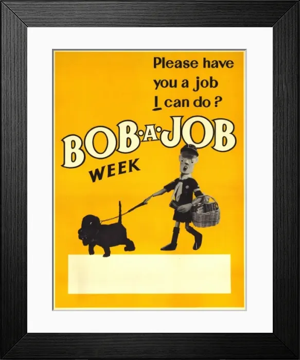 Framed Print : Bob a Job Week Framed Print : Bob a Job Week