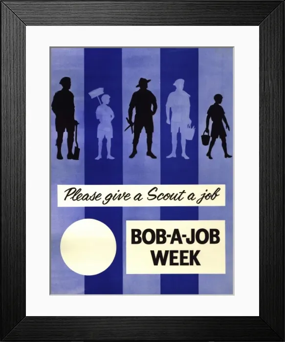 Framed Print : Bob a Job Week Framed Print : Bob a Job Week