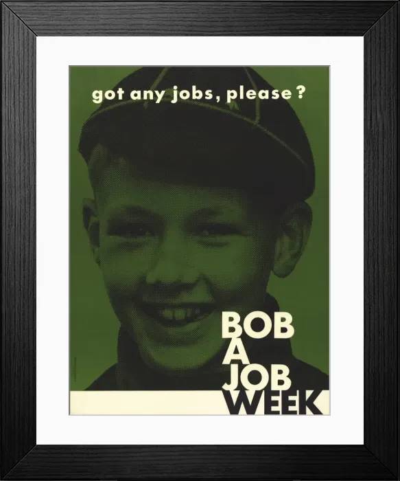 Framed Print : Bob a Job Week Framed Print : Bob a Job Week