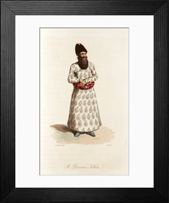 Framed Print : A Persian Khan Framed Print : A Persian Khan