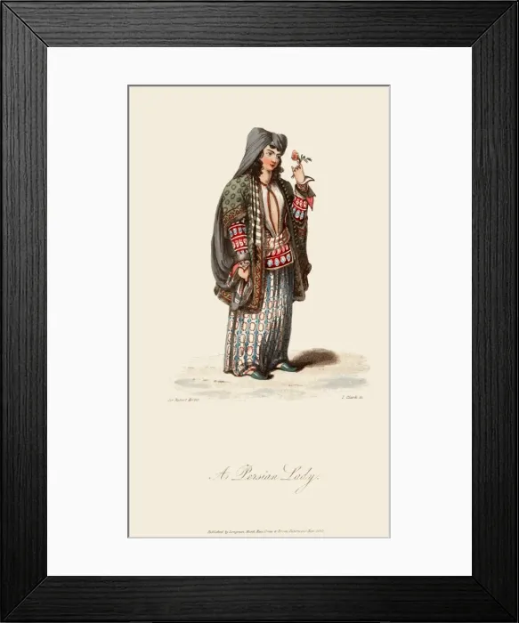 Framed Print : A Persian lady Framed Print : A Persian lady