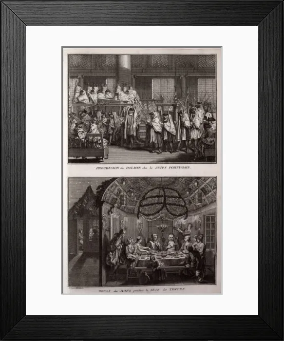 Framed Print : Jewish ceremonies and feasts Framed Print : Jewish ceremonies and feasts