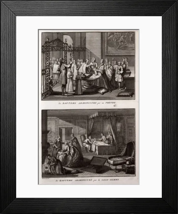 Framed Print : Depictions of Baptism Framed Print : Depictions of Baptism