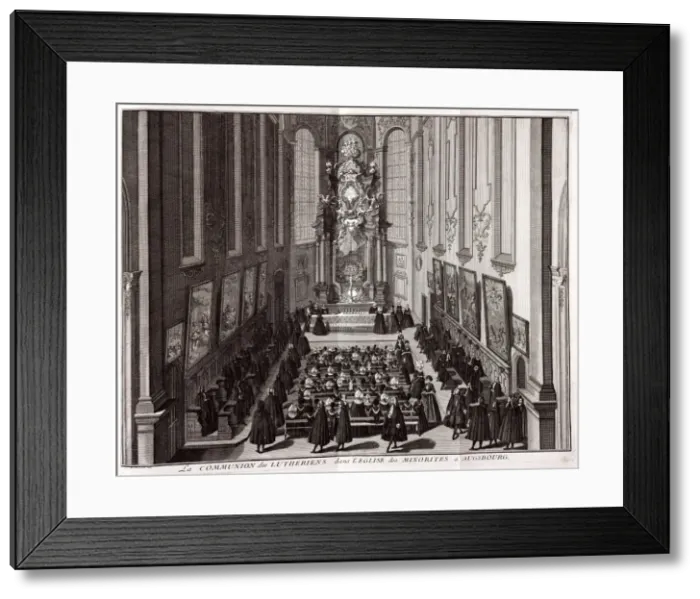 Framed Print : Lutheran Christians celebrating Communion Framed Print : Lutheran Christians celebrating Communion