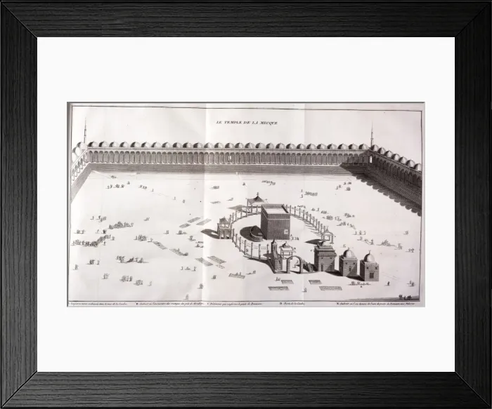 Framed Print : Mecca. From: Histoire gnrale des crmonies, moeurs Framed Print : Mecca. From: Histoire gnrale des crmonies, moeurs