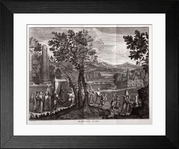 Framed Print : A Turkish marriage procession Framed Print : A Turkish marriage procession