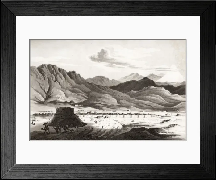 Framed Print : The city of Teheran from the Ispahan Road Framed Print : The city of Teheran from the Ispahan Road