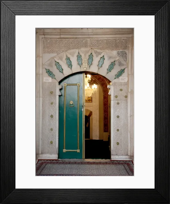 Framed Print : Door of Haci Bektash Veli Museum in Nevsehir Turkey Framed Print : Door of Haci Bektash Veli Museum in Nevsehir Turkey