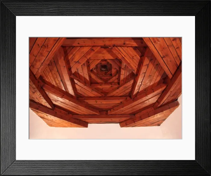 Framed Print : Ceiling of the Bektashi Meydan in Haji Bektash Veli Museum i Framed Print : Ceiling of the Bektashi Meydan in Haji Bektash Veli Museum i