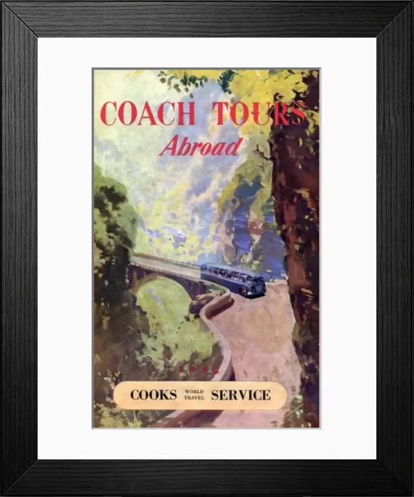 Framed Print : Coach Tours Abroad Framed Print : Coach Tours Abroad