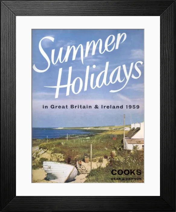 Framed Print : Summer Holidays in GB and Ireland Framed Print : Summer Holidays in GB and Ireland