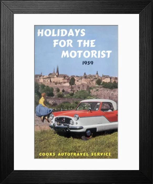 Framed Print : Holidays for the Motorist Framed Print : Holidays for the Motorist