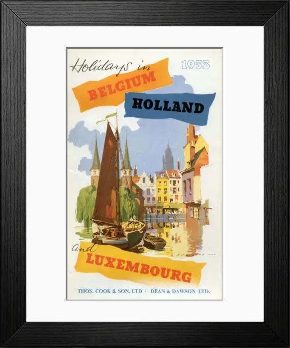 Framed Print : Belgium Holland and Luxembourg Framed Print : Belgium Holland and Luxembourg