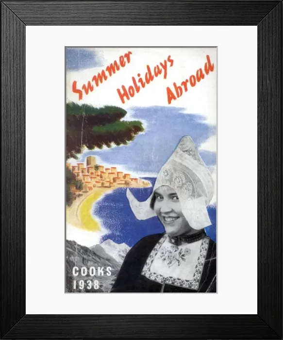 Framed Print : Summer Holidays Abroad Framed Print : Summer Holidays Abroad