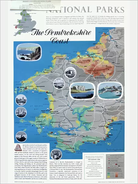 Map of the Pembrokeshire Coast