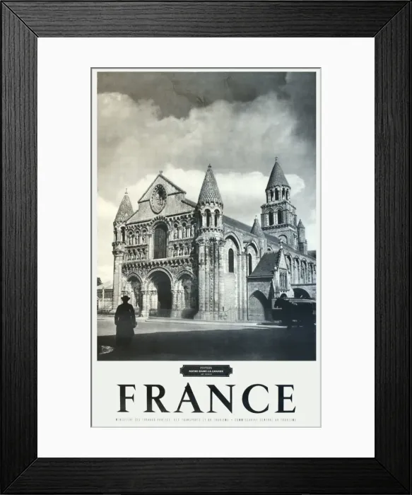 Framed Print : Notre Dame Poitiers Framed Print : Notre Dame Poitiers