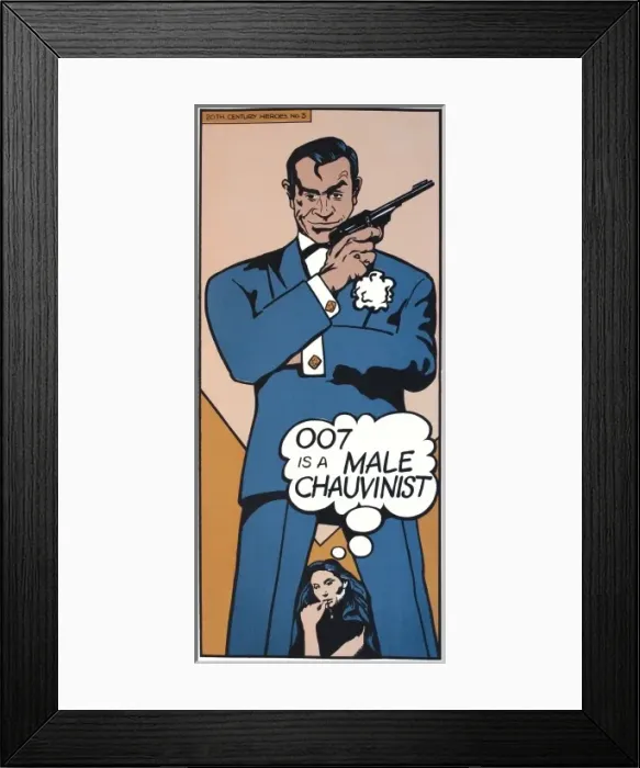 Framed Print : Pop Art political poster Framed Print : Pop Art political poster