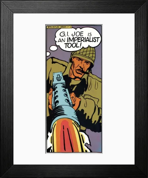 Framed Print : Pop Art political poster Framed Print : Pop Art political poster