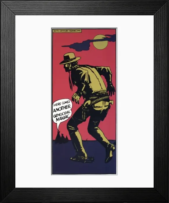 Framed Print : Pop Art political poster Framed Print : Pop Art political poster