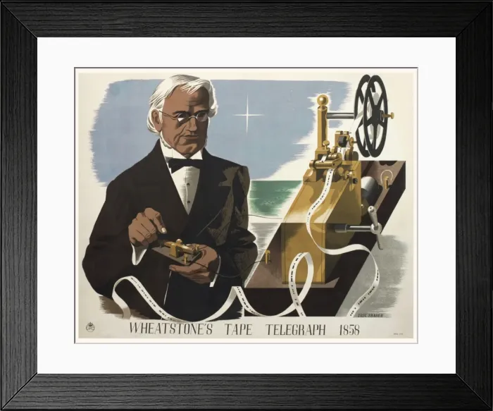 Framed Print : Wheatstones Tape Telegraph Framed Print : Wheatstones Tape Telegraph