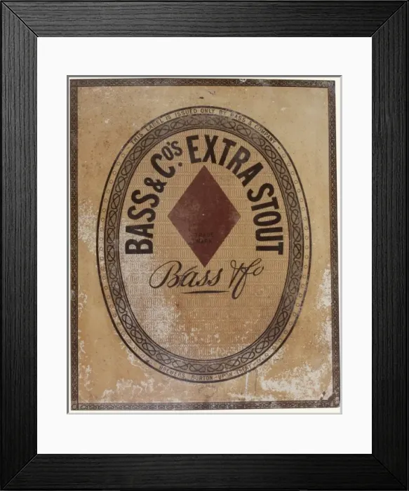 Framed Print : Bass & Cos Extra Stout Framed Print : Bass & Cos Extra Stout