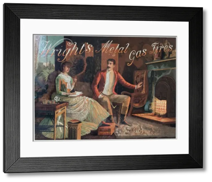 Framed Print : Wrights Metal Gas Fires Framed Print : Wrights Metal Gas Fires