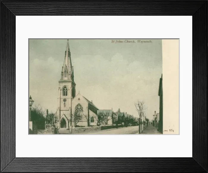 Framed Print : Weymouth. St Johns church Framed Print : Weymouth. St Johns church