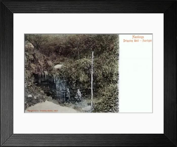 Framed Print : Hastings, Dripping Well - Fairlight Framed Print : Hastings, Dripping Well - Fairlight