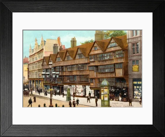 Framed Print : London, Staple Inn, Holborn Framed Print : London, Staple Inn, Holborn