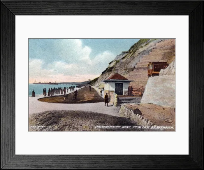 Framed Print : Bournemouth. The Undercliff from East Bournemouth Framed Print : Bournemouth. The Undercliff from East Bournemouth