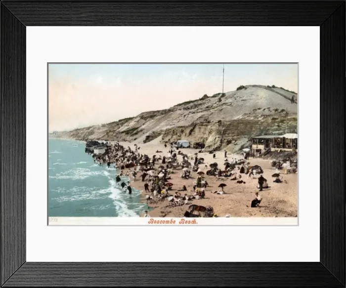 Framed Print : Bournemouth. Boscombe Beach Framed Print : Bournemouth. Boscombe Beach
