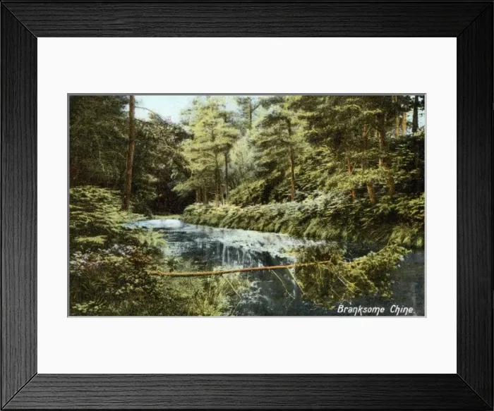 Framed Print : Bournemouth. Branksome Chine Framed Print : Bournemouth. Branksome Chine