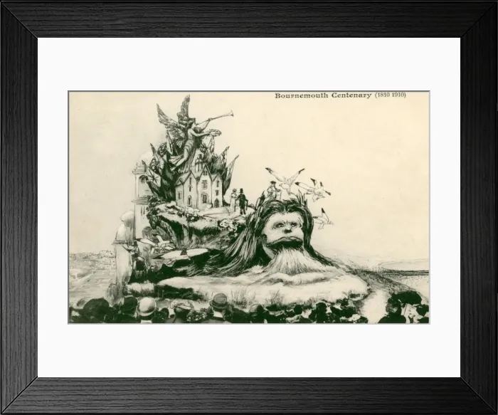 Framed Print : Bournemouth Centenary 1810 -1910 Framed Print : Bournemouth Centenary 1810 -1910