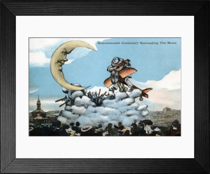 Framed Print : Bournemouth Centenary, Serenading the Moon Framed Print : Bournemouth Centenary, Serenading the Moon