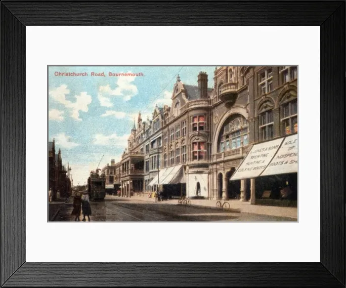 Framed Print : Bournemouth, Christchurch Road Framed Print : Bournemouth, Christchurch Road